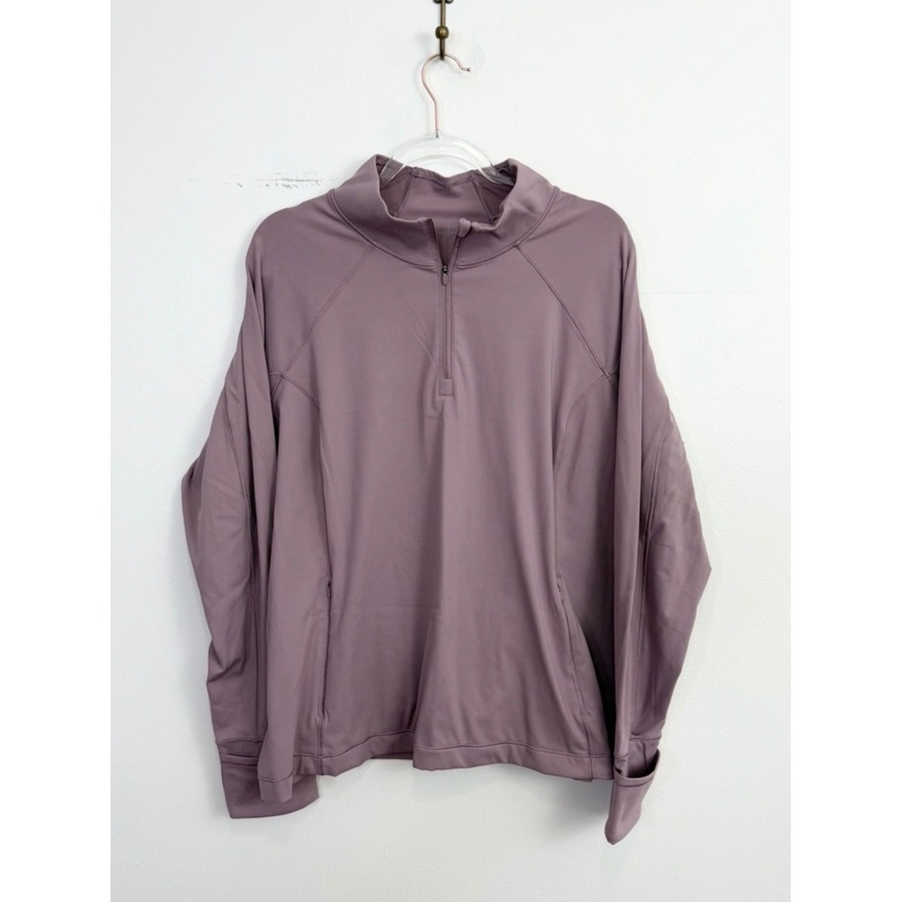 Athleta Salutation Jacket Blush Pink Size 2X Full Zip Yoga Activewear - Picture 3 of 8